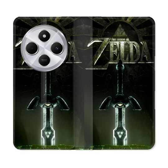 Housse Cuir Portefeuille Pour Xiaomi Redmi 14C 4G Zelda