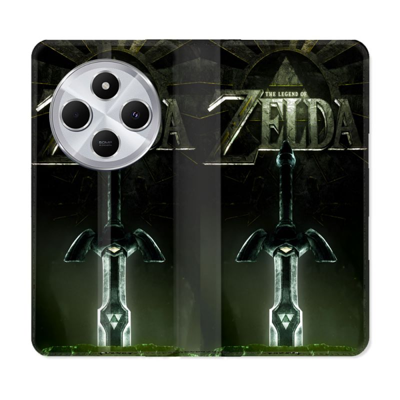 Housse Cuir Portefeuille Pour Xiaomi Redmi 14C 4G Zelda