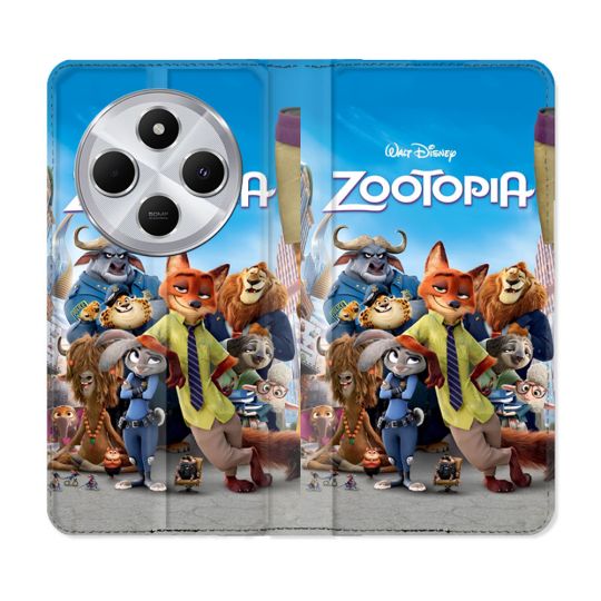 Housse Cuir Portefeuille Pour Xiaomi Redmi 14C 4G Zootopia