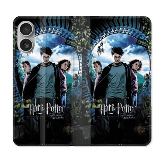Housse Cuir Portefeuille Pour Iphone 16 Plus Harry Potter Azkaban