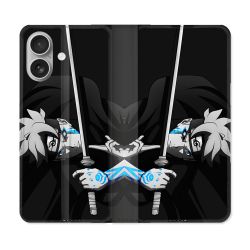 Housse Cuir Portefeuille Pour Iphone 16 Plus Manga Boruto Epée
