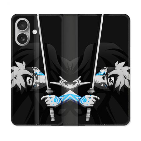 Housse Cuir Portefeuille Pour Iphone 16 Plus Manga Boruto Epée
