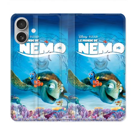 Housse Cuir Portefeuille Pour Iphone 16 Plus Nemo Affiche