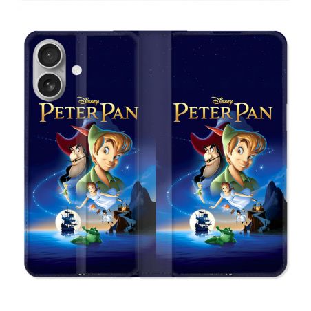 Housse Cuir Portefeuille Pour Iphone 16 Plus Peter Pan Affiche