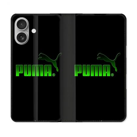Housse Cuir Portefeuille Pour Iphone 16 Plus Puma