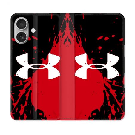 Housse Cuir Portefeuille Pour Iphone 16 Plus Under Armour