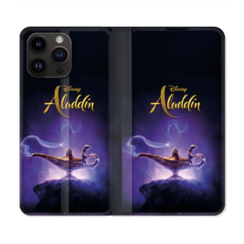 Housse Cuir Portefeuille Pour Iphone 16 Pro Aladdin