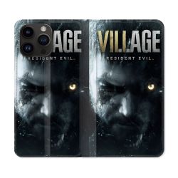 Housse Cuir Portefeuille Pour Iphone 16 Pro Resident Evil