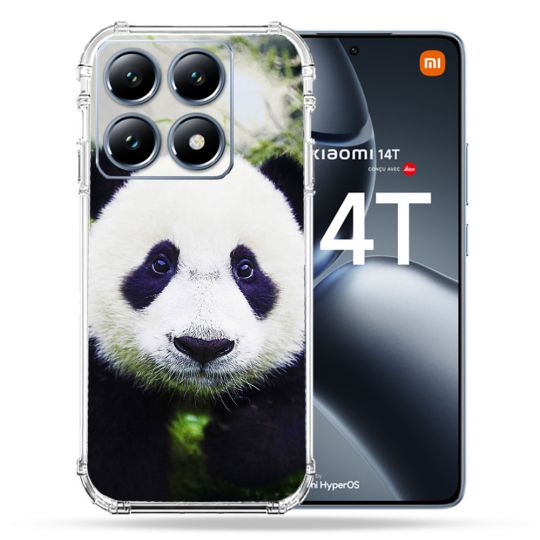 Coque Renforcée Pour Xiaomi 14T Pro Animal Panda Color