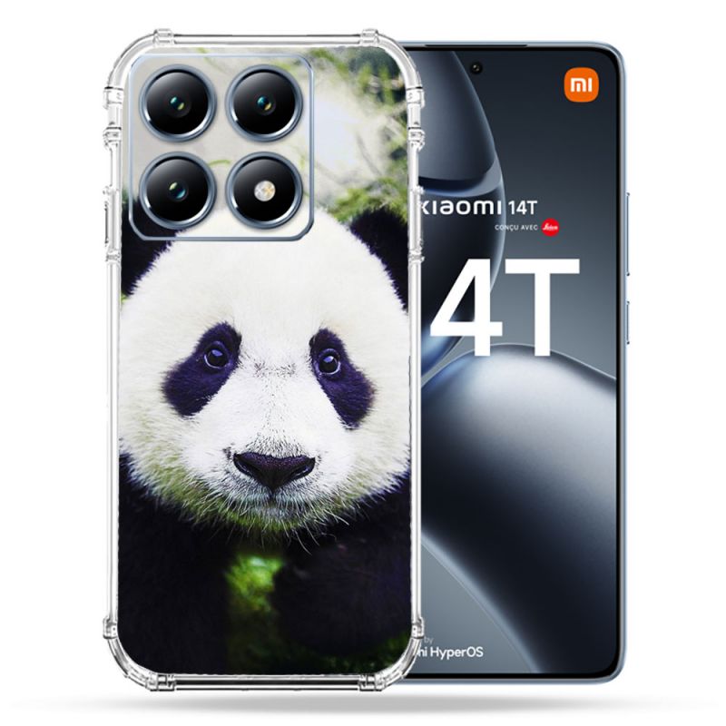 Coque Renforcée Pour Xiaomi 14T Pro Animal Panda Color