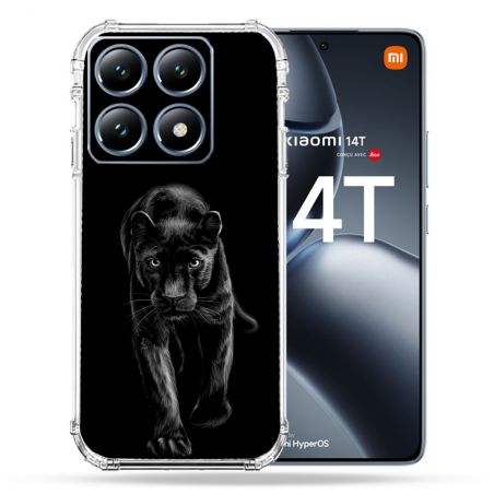 Coque Renforcée Pour Xiaomi 14T Pro Animal Panthère Noire