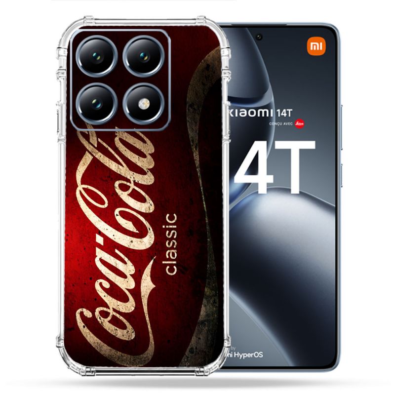 Coque Renforcée Pour Xiaomi 14T Pro Coca Cola Classique