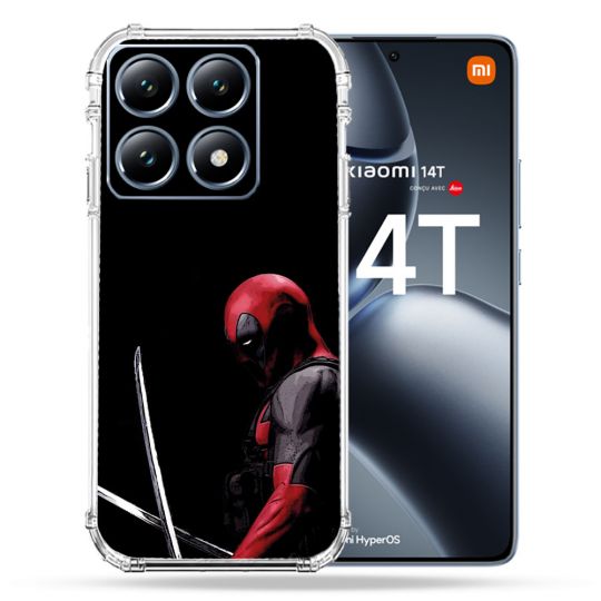Coque Renforcée Pour Xiaomi 14T Pro Deadpool Epee