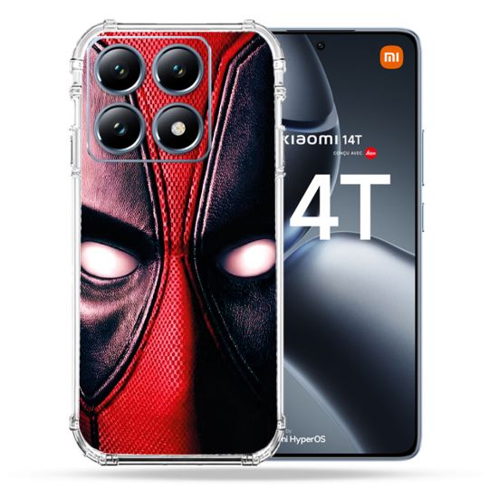 Coque Renforcée Pour Xiaomi 14T Pro Deadpool Yeux