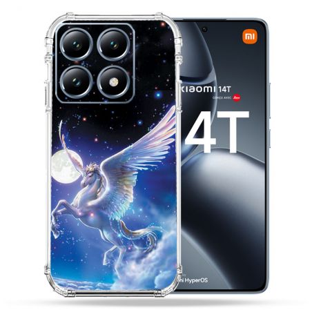 Coque Renforcée Pour Xiaomi 14T Pro Fantastique Licorne Céleste
