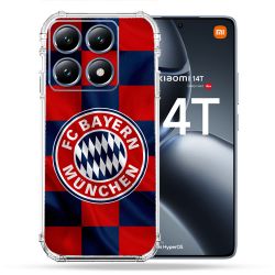 Coque Renforcée Pour Xiaomi 14T Pro Foot Bayern Munich Carreaux