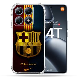 Coque Renforcée Pour Xiaomi 14T Pro Foot FC Barcelone Vintage