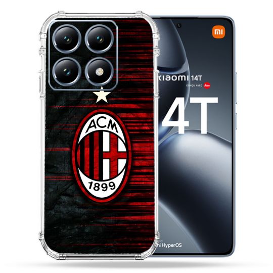 Coque Renforcée Pour Xiaomi 14T Pro Foot Milan AC
