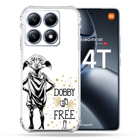 Coque Renforcée Pour Xiaomi 14T Pro Harry Potter Dobby Free Blanc