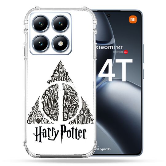 Coque Renforcée Pour Xiaomi 14T Pro Harry Potter Hollows triangle Blanc