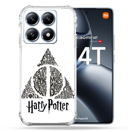 Coque Renforcée Pour Xiaomi 14T Pro Harry Potter Hollows triangle Blanc