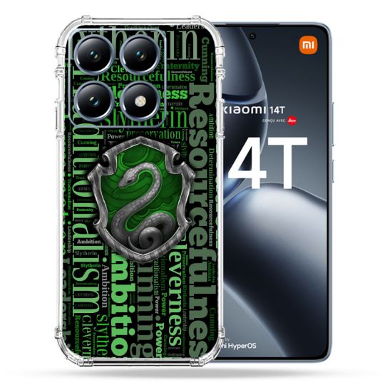 Coque Renforcée Pour Xiaomi 14T Pro Harry Potter Serpentar