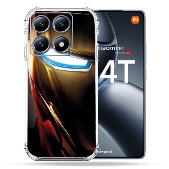 Coque Renforcée Pour Xiaomi 14T Pro Iron Man Casque