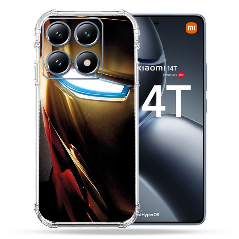 Coque Renforcée Pour Xiaomi 14T Pro Iron Man Casque