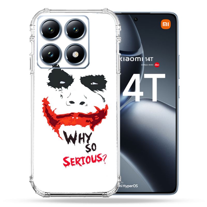 Coque Renforcée Pour Xiaomi 14T Pro Joker Blanc