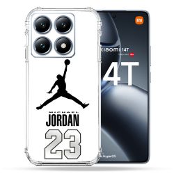 Coque Renforcée Pour Xiaomi 14T Pro Jordan 23 Blanc