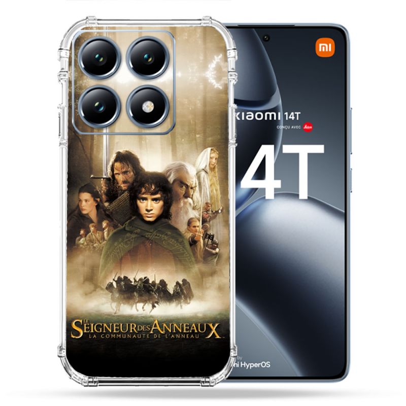 Coque Renforcée Pour Xiaomi 14T Pro Le seigneur Des Anneaux Affiche