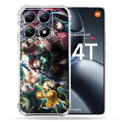 Coque Renforcée Pour Xiaomi 14T Pro Manga Demon Slayer Groupe