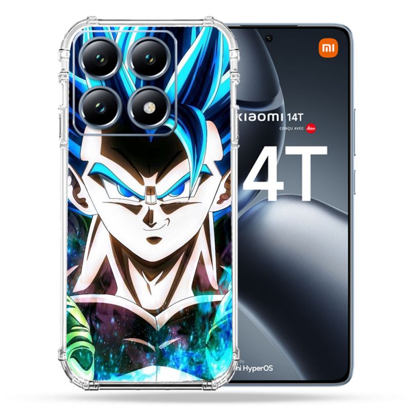 Coque Renforcée Pour Xiaomi 14T Pro Manga Dragon Ball Gogeta Visage