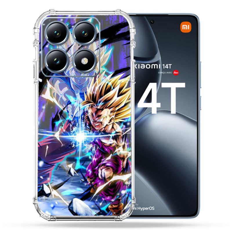 Coque Renforcée Pour Xiaomi 14T Pro Manga Dragon Ball Sangohan Duo