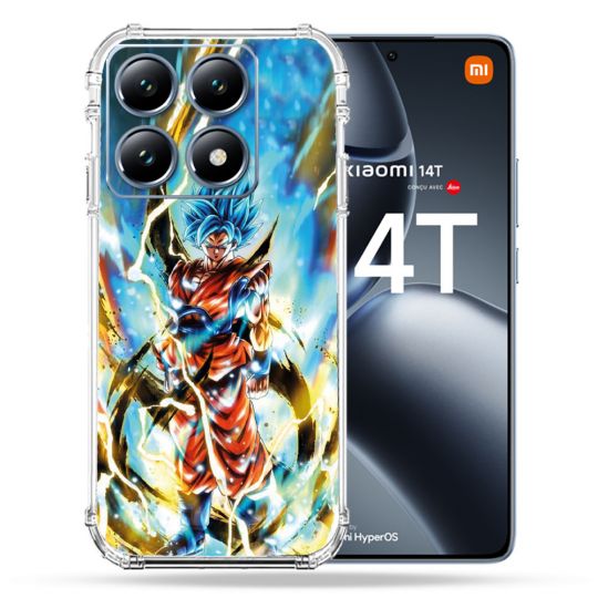 Coque Renforcée Pour Xiaomi 14T Pro Manga Dragon Ball Sangoku Blanc