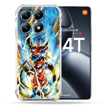 Coque Renforcée Pour Xiaomi 14T Pro Manga Dragon Ball Sangoku Blanc