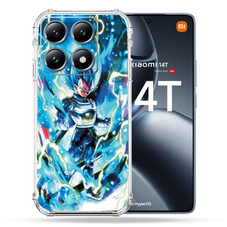 Coque Renforcée Pour Xiaomi 14T Pro Manga Dragon Ball Vegeta Bleu