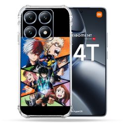 Coque Renforcée Pour Xiaomi 14T Pro Manga My Hero Academia Noir