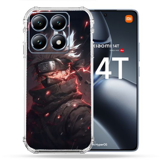 Coque Renforcée Pour Xiaomi 14T Pro Manga Naruto Kakashi Dark