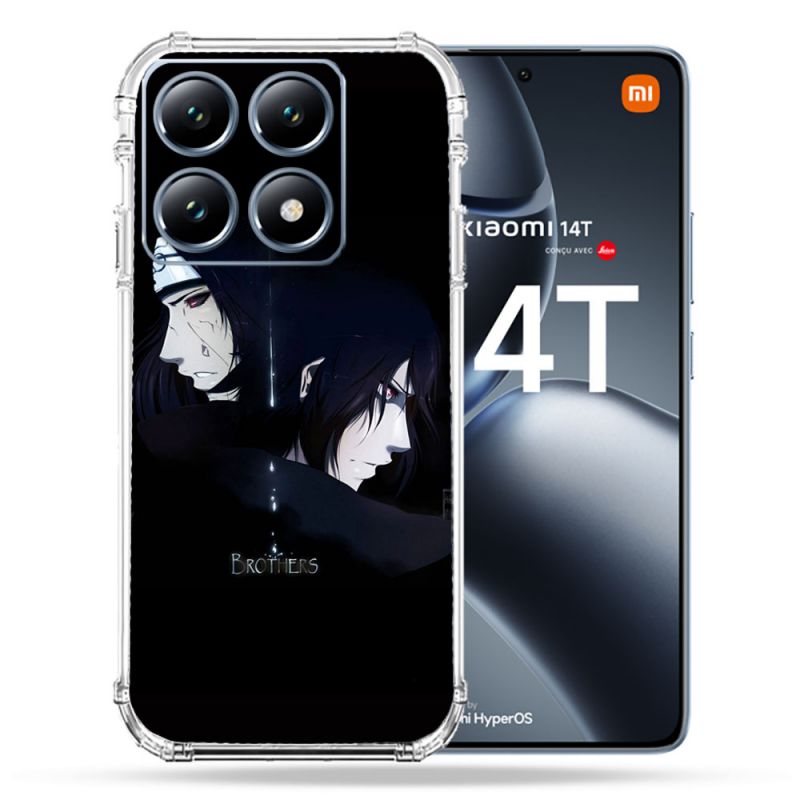 Coque Renforcée Pour Xiaomi 14T Pro Manga Naruto Sasuke Itachi