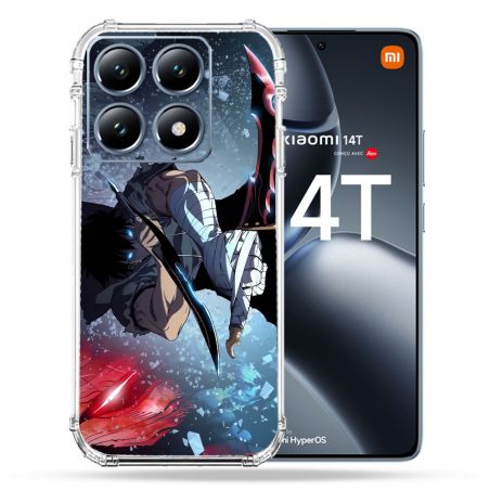 Coque Renforcée Pour Xiaomi 14T Pro Manga Solo Leveling Sung Epee