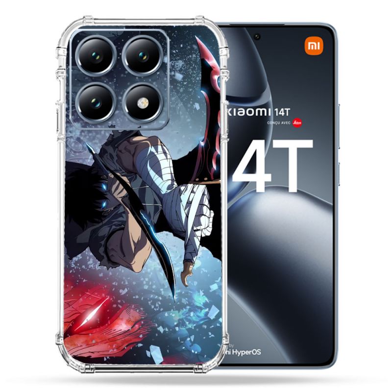 Coque Renforcée Pour Xiaomi 14T Pro Manga Solo Leveling Sung Epee