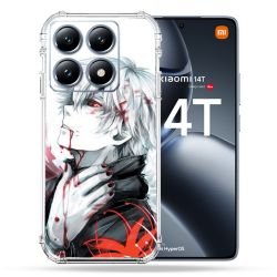 Coque Renforcée Pour Xiaomi 14T Pro Manga Tokyo Ghoul Kaneki Blanc