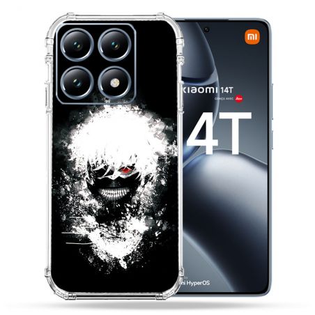 Coque Renforcée Pour Xiaomi 14T Pro Manga Tokyo Ghoul Kaneki Tag
