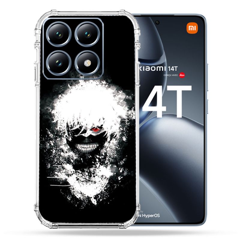 Coque Renforcée Pour Xiaomi 14T Pro Manga Tokyo Ghoul Kaneki Tag
