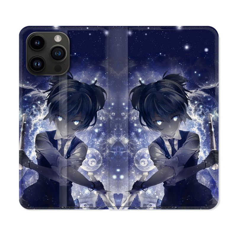 Housse Cuir Portefeuille Pour Iphone 16 Pro Plus Manga Assassination Classroom Nagisa