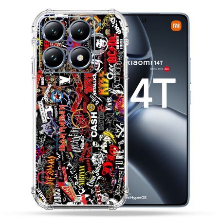 Coque Renforcée Pour Xiaomi 14T Pro Musique Rock Groupe