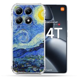 Coque Renforcée Pour Xiaomi 14T Pro Peinture La nuit étoilée