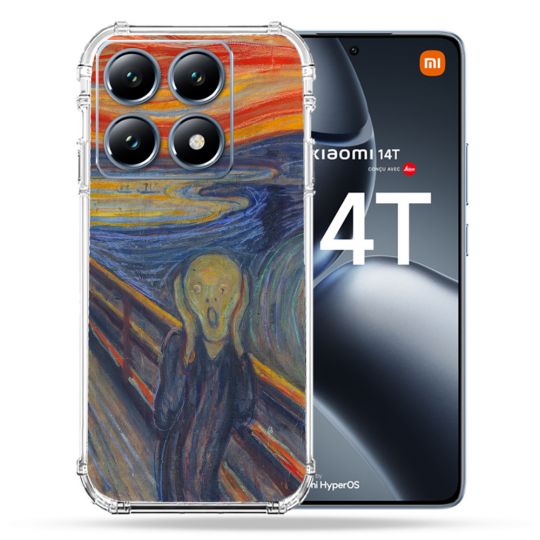 Coque Renforcée Pour Xiaomi 14T Pro Peinture Le Cri