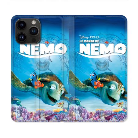 Housse Cuir Portefeuille Pour Iphone 16 Pro Plus Nemo Affiche